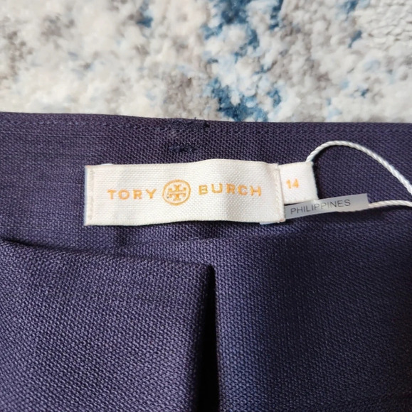 Tory Burch Women's Size 14 Navy Skinny Pant‎ NWT Business - Picture 2 of 4
